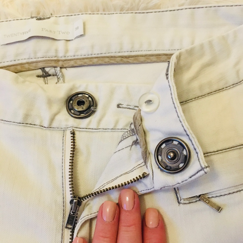 Part Two Cream Rider Cut Denim - Picture 7 of 8